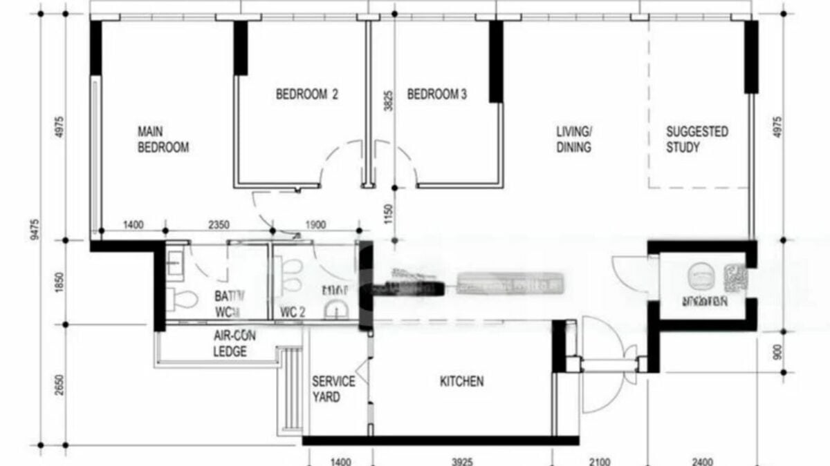 5 bedroom hdb floor plan