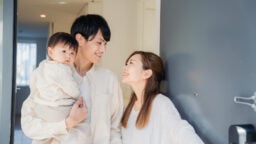 Asian family housewarming ceremony
