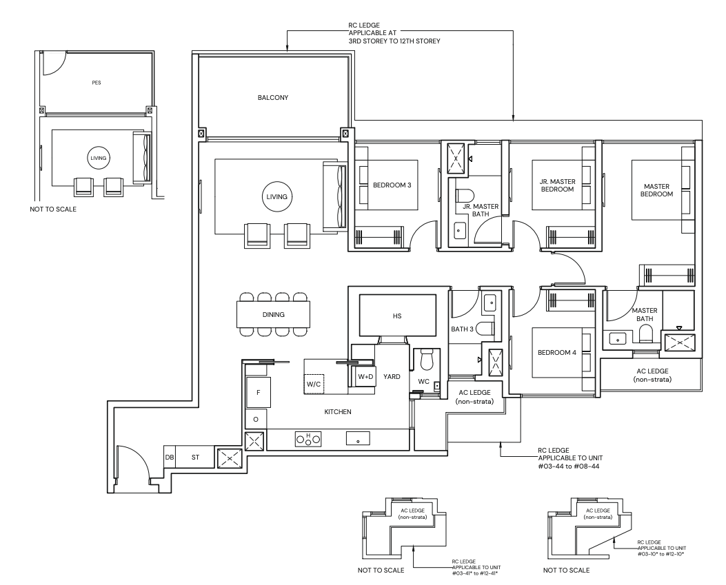 4-bedroom Premium unit at Parktown Residence