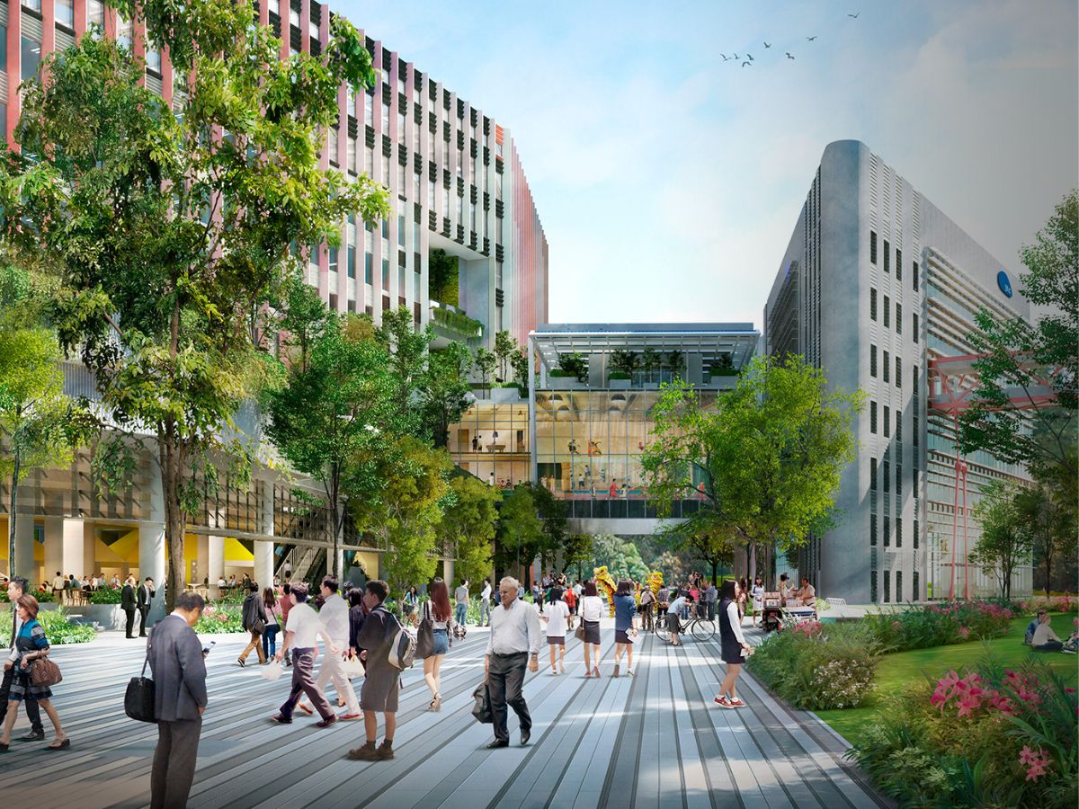 Artist impression of Punggol Coast Mall