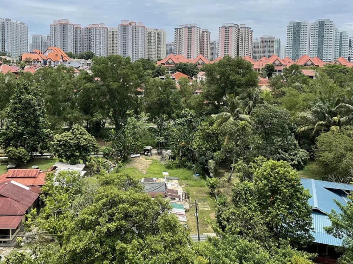 aerial-kampong-lorong-buangkok-singapore