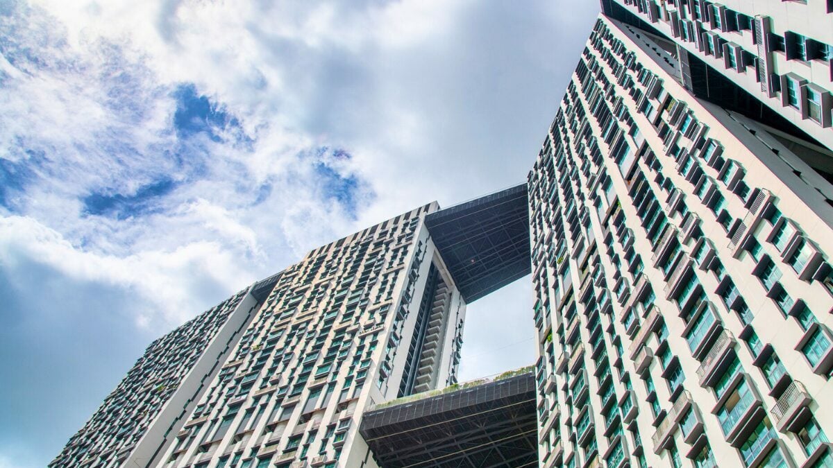 most expensive hdb resale in singapore - skyline from Pinnacle @ Duxton