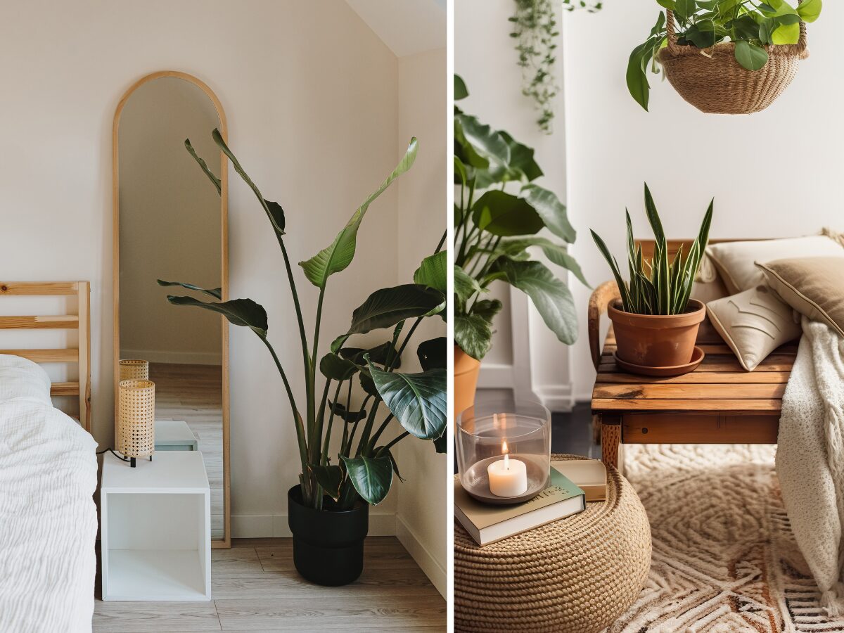 scandinavian hdb room designs with plants