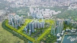 Map of the greater southern waterfront project that will be introduced in october 2025