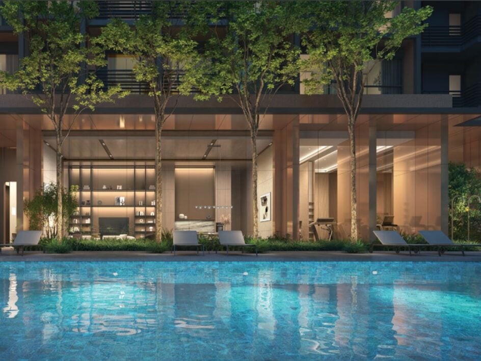 The Opus Longue located just beside the 45m lap pool