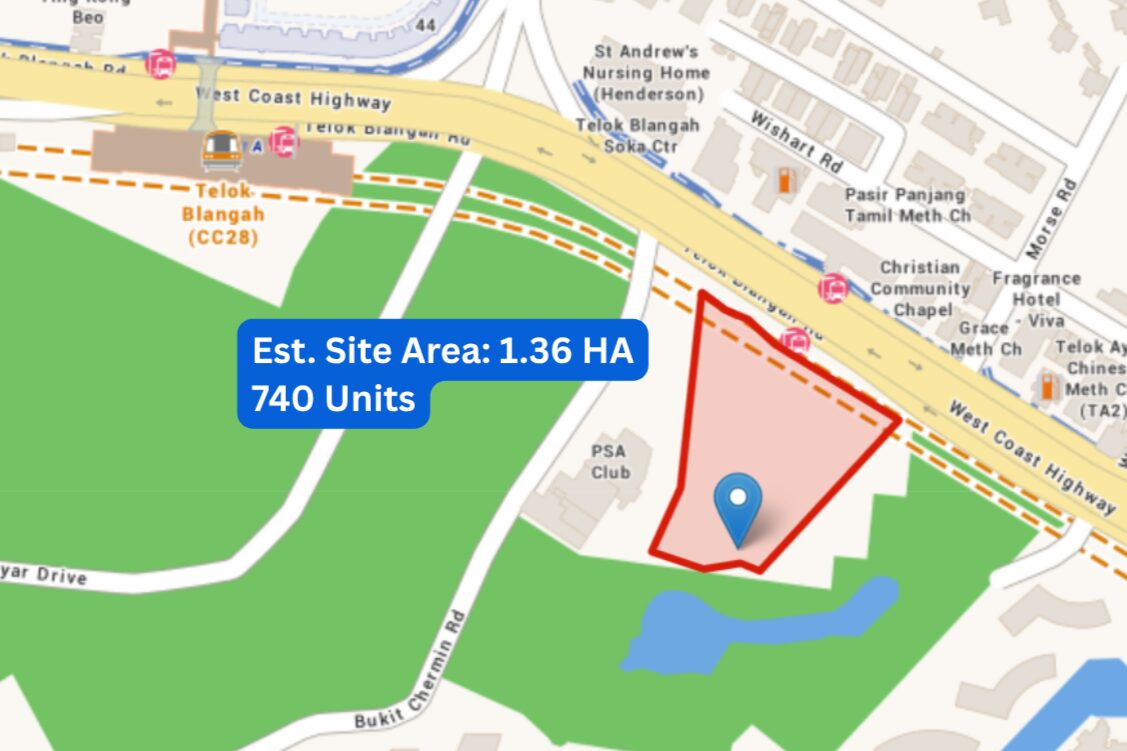 Telok Blangah Road GLS site can yield approximately 740 residential units
