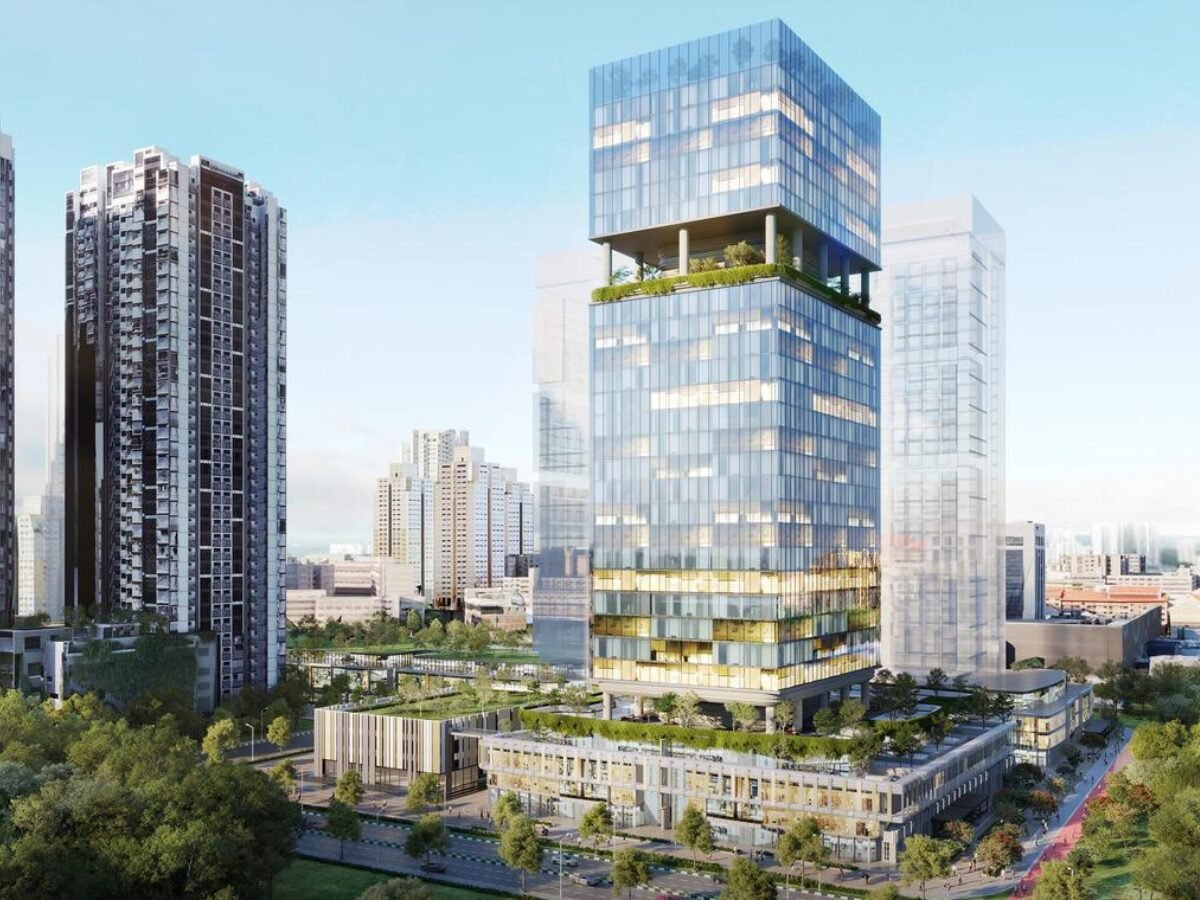 artist impression of the changes of future developments within Bishan sub-regional centre.