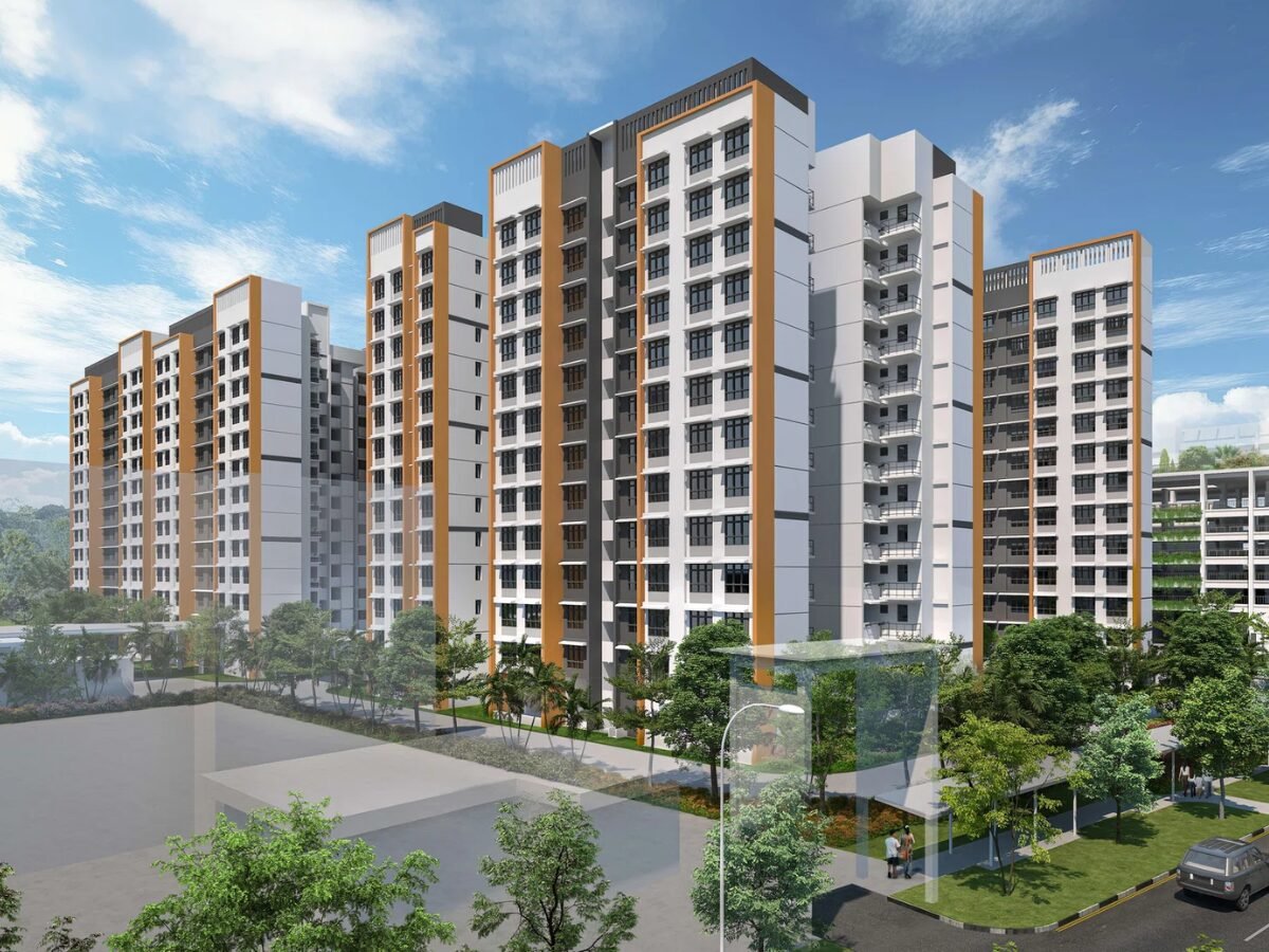 artist impression of bangkit breeze, a july bto 2025 with shorter wait time