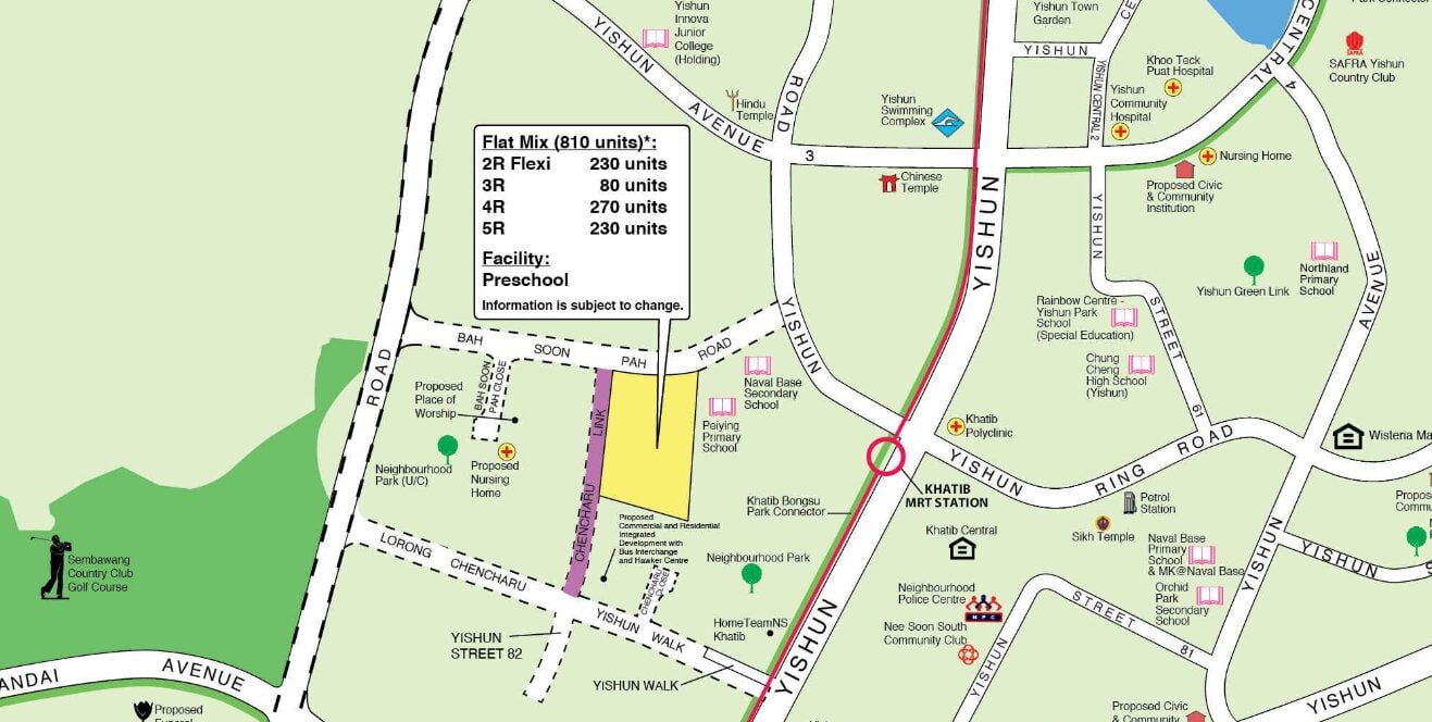 october 2025 bto yishun chencharu map