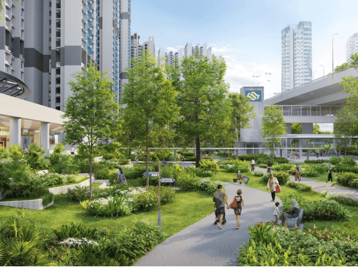 artist impression of car-lite berlayar estate
