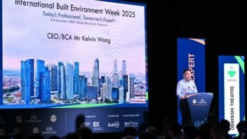 Building Construction Authority of Singapore (BCA) Chief Executive Officer, Kelvin Wong, delivered the opening remarks at the International Built Environment Week opening ceremony.