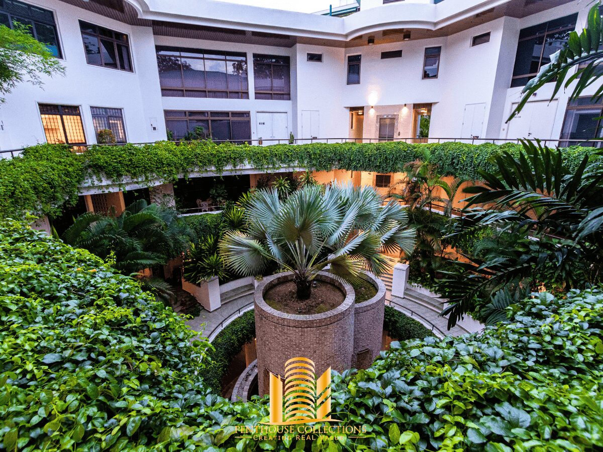 The arcadia design philosophy which involves a garden-living concept