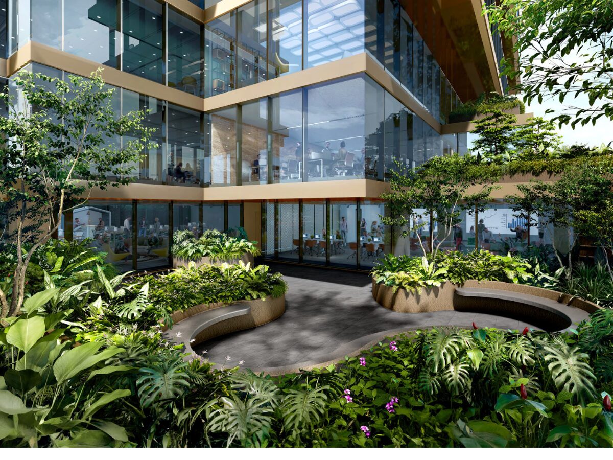 Artist’s impression of the SOcial Lounge and SOcial Cove.