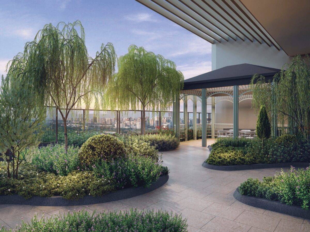 penrith review - artist's impression of the rooftop garden