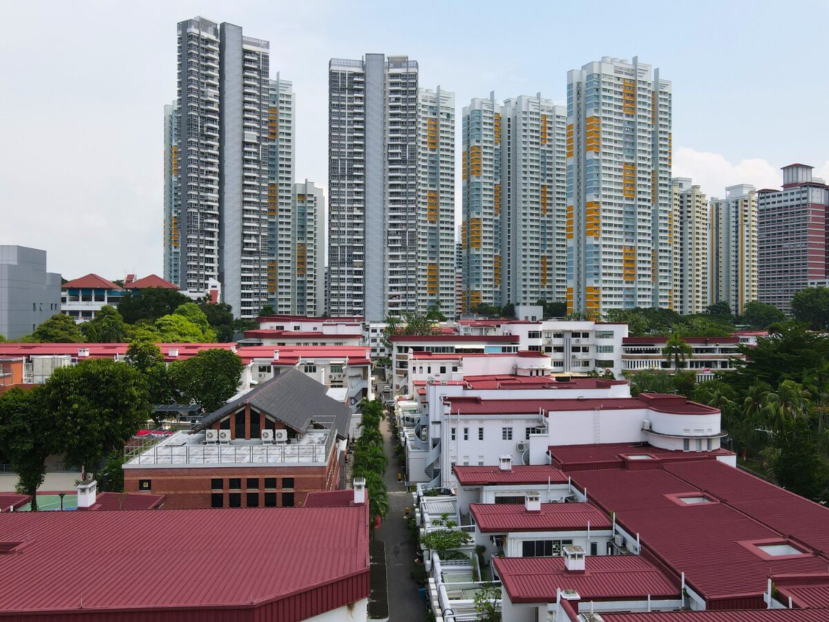 Old and new architecture in Tiong Bahru