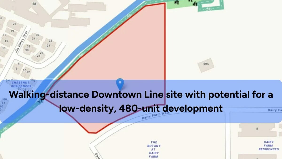 Dairy Farm Walk GLS draws five bids with top offer at S$427 million - 99.co