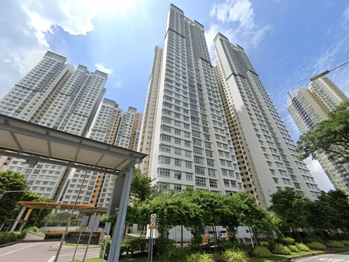 Tiong Bahru View HDB blocks along Boon Tiong Road