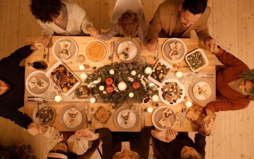 Photo of a dining table on an F&B venue