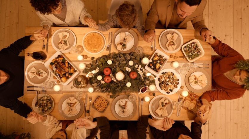 Photo of a dining table on an F&B venue